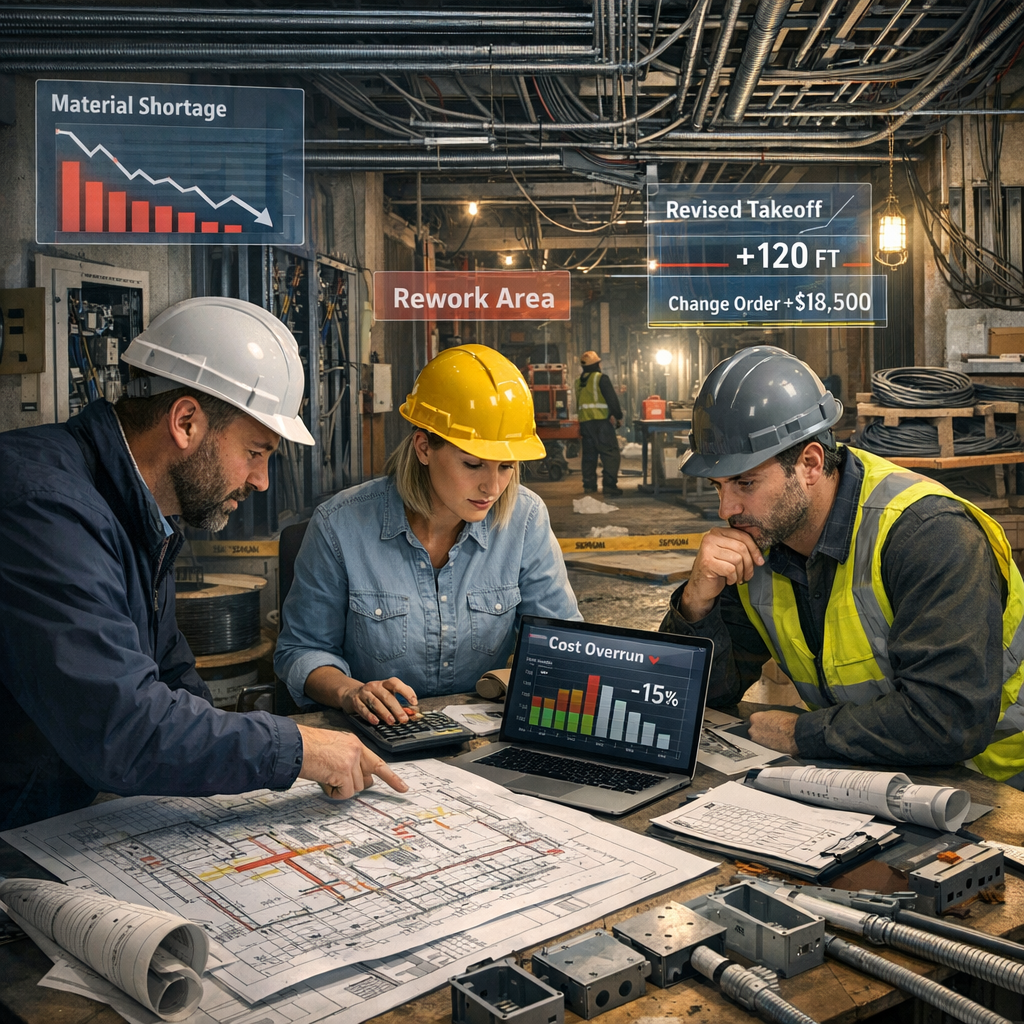 Common Cost Challenges in Electrical Construction Projects