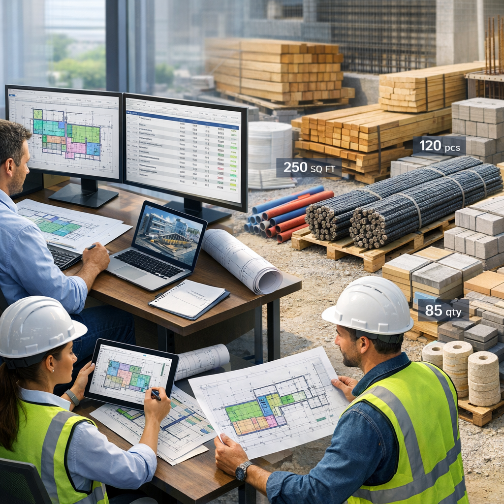 Accurate Construction Quantity Takeoff Services to Reduce Waste & Costs