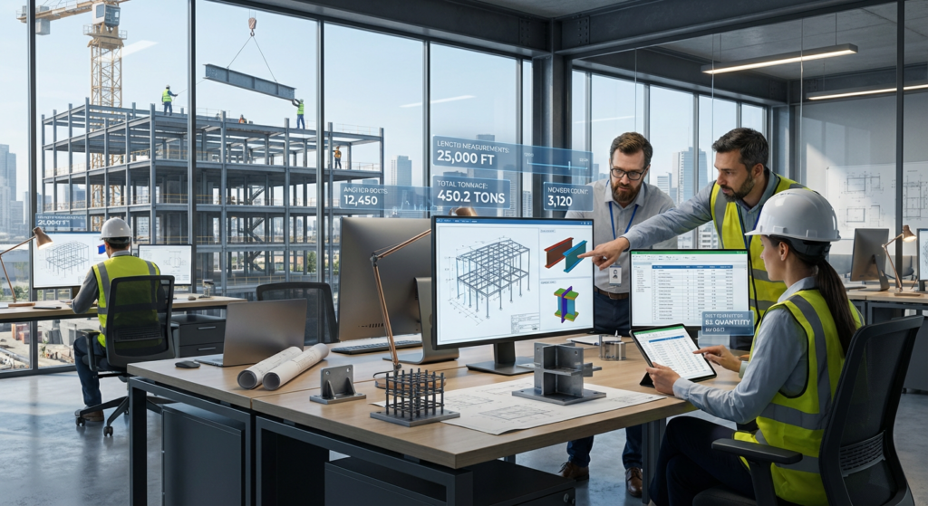 Expert Steel Takeoff Services USA with Detailed Quantity Reports (USA & UK)