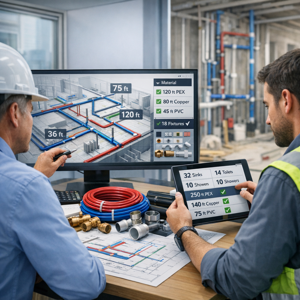 Accurate Plumbing Quantity Takeoffs