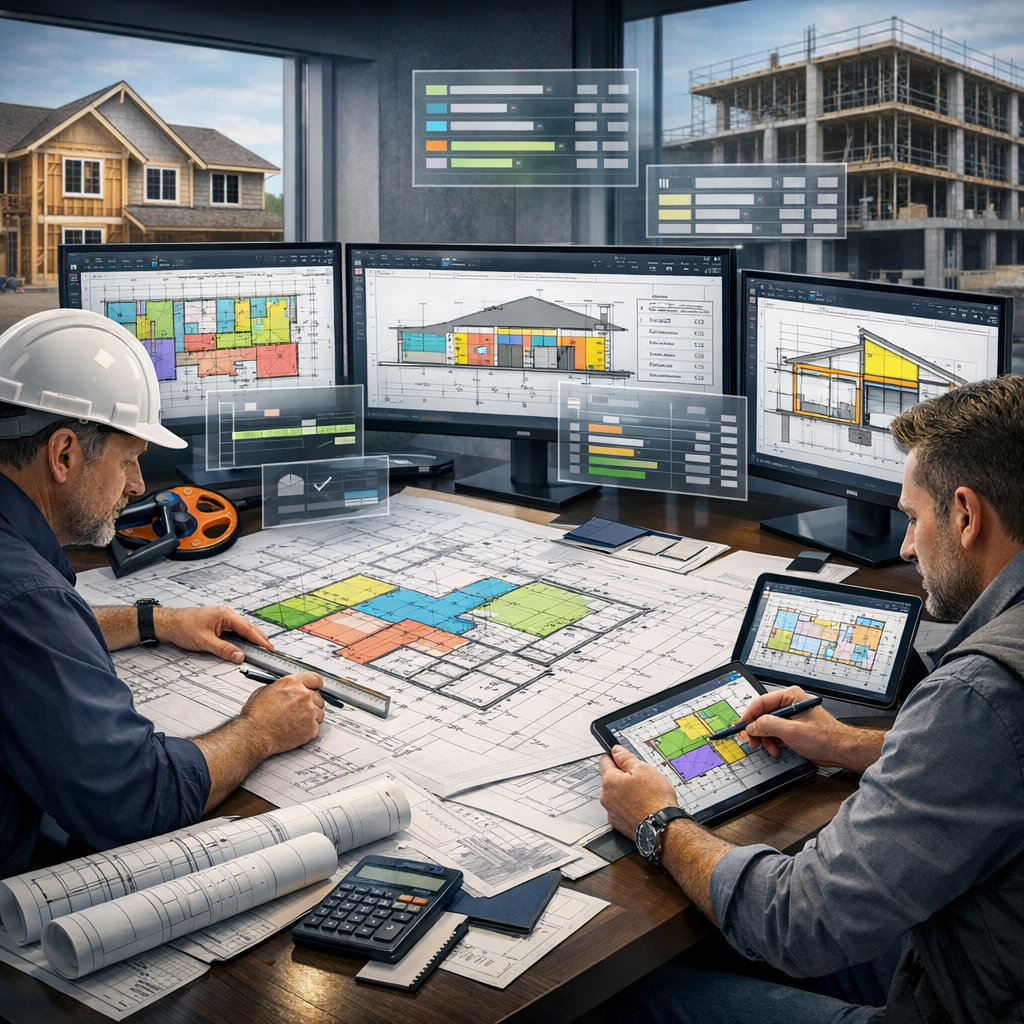 Professional Blueprint Takeoff Services for Contractors & Builders (USA & UK)